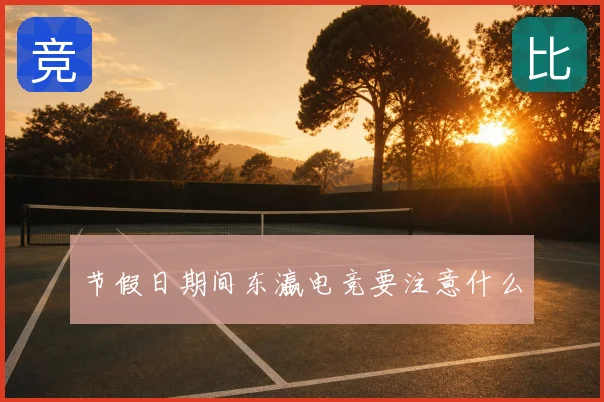 节假日期间东瀛电竞要注意什么